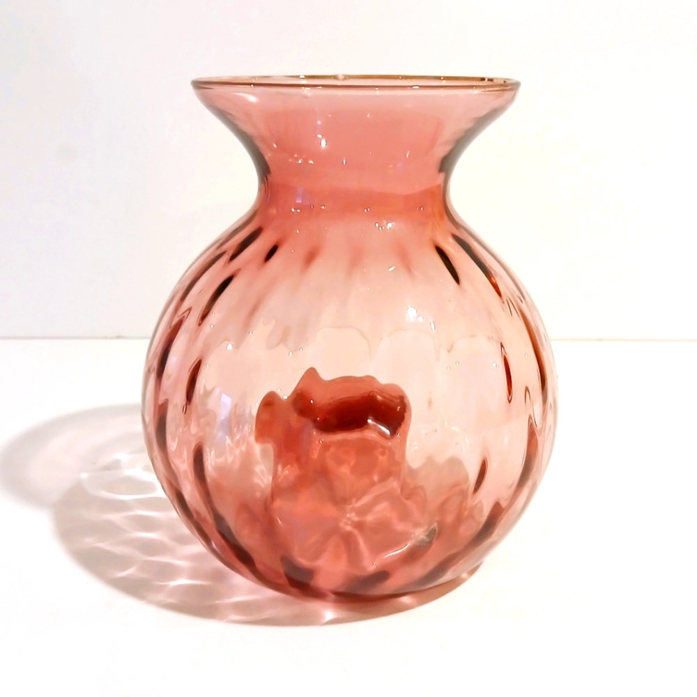 Vintage Cranberry Glass Vase